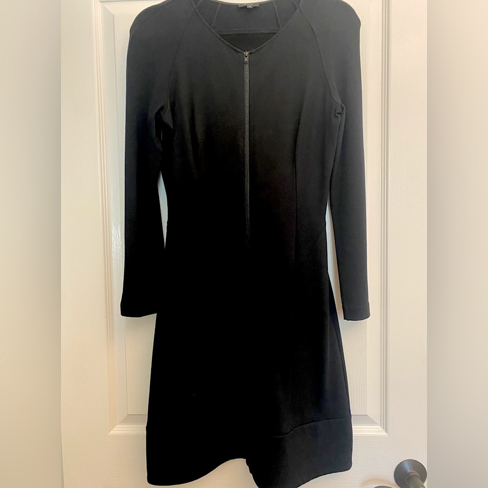 Theory Zip Seam Sculpt Ponte Dress in Size 10